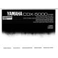 YAMAHA CDX-5000 Manual de Usuario