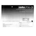 YAMAHA PX-3 Manual de Usuario